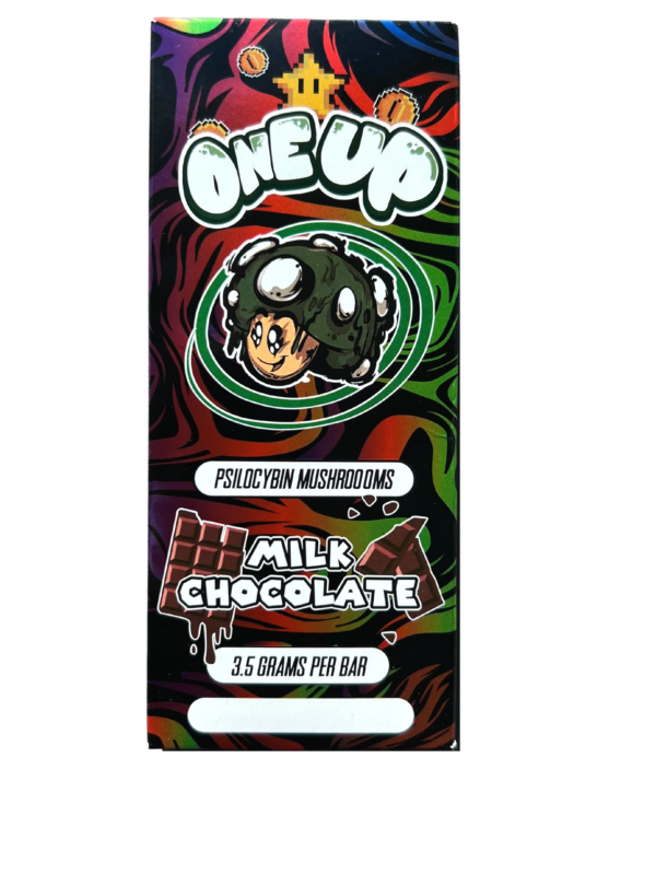Untitleddesign-7copy2 One Up Mushroom Chocolate bar - Milk Chocolate